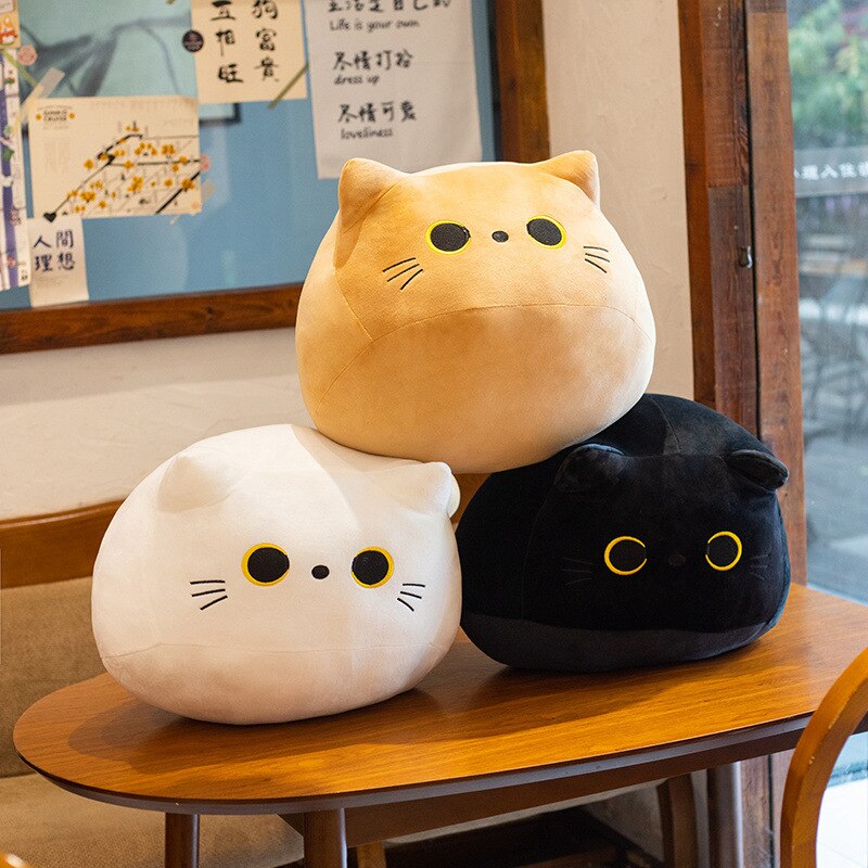 8 40CM Kawaii Black Cat Pillow Plush Doll Toys Cute High Quality Cartoon Animal Gifts for 2