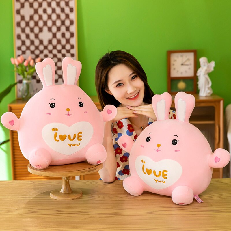Lovely Stuffed Cartoon Doll Cute Animal Rabbit Cactus Soft Plush Toys Home Decoration Birthday Gifts For 5