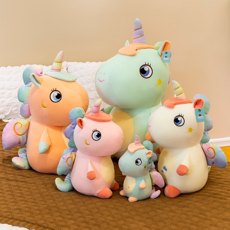 25 60cm Kawaii Giant Unicorn Plush Toy Soft Stuffed Unicorn Soft Dolls Animal Horse Toys for 1