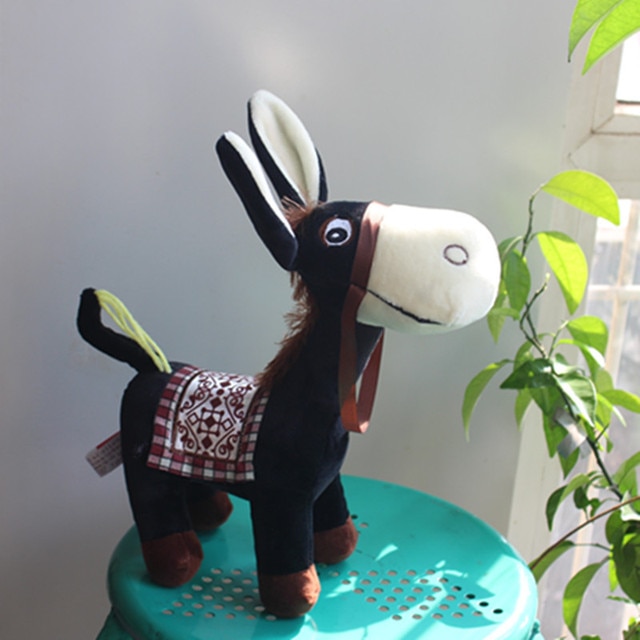 1 pc Soft Simulation Donkey plush toys Cute animal stuffed dolls kawaii gift for kids toys 2.jpg 640x640 2