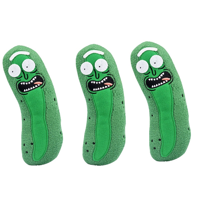 1PC Kawaii 20cm Plush Stuffed Doll Pickle Rick Funny Soft Pillow Face Stuffed Doll Toys For 1
