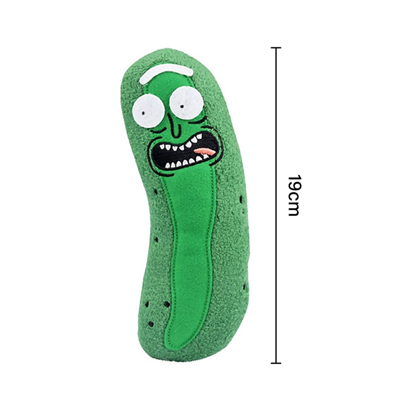 1PC Kawaii 20cm Plush Stuffed Doll Pickle Rick Funny Soft Pillow Face Stuffed Doll Toys For 5