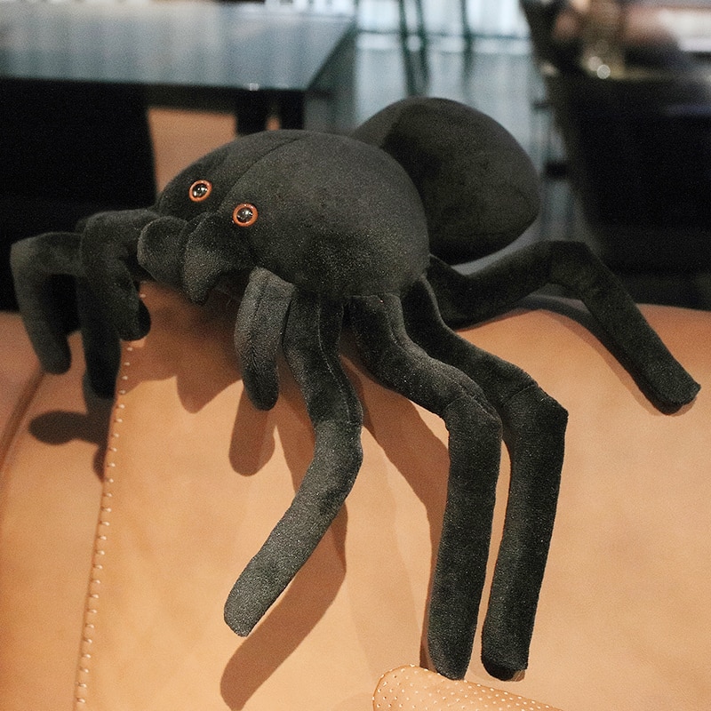 1pc Kawaii Simulation Spider Plush Toys Lifelike Spider Doll Soft Stuffed Animal Spider Pillow Xmas Birthday 1