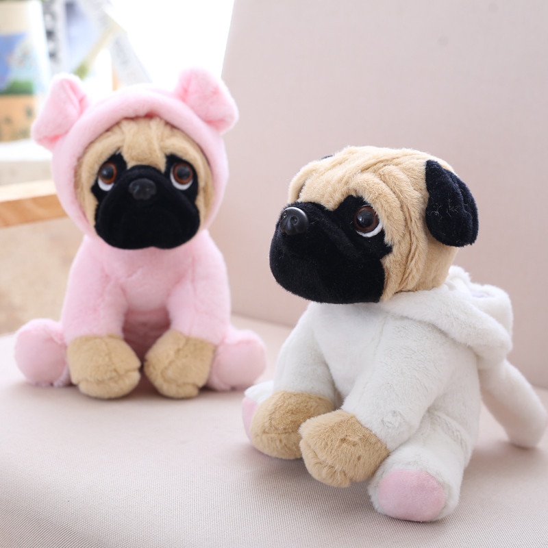 20CM Stuffed Simulation Dogs Plush Sharpei Pug Lovely Puppy Pet Toy Plush Animal Toy Children Kids