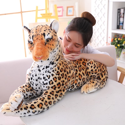 30 120cm Giant Black Leopard Panther Plush Toys Soft Stuffed Animal Pillow Animal Doll Yellow White 1.jpg 640x640 1