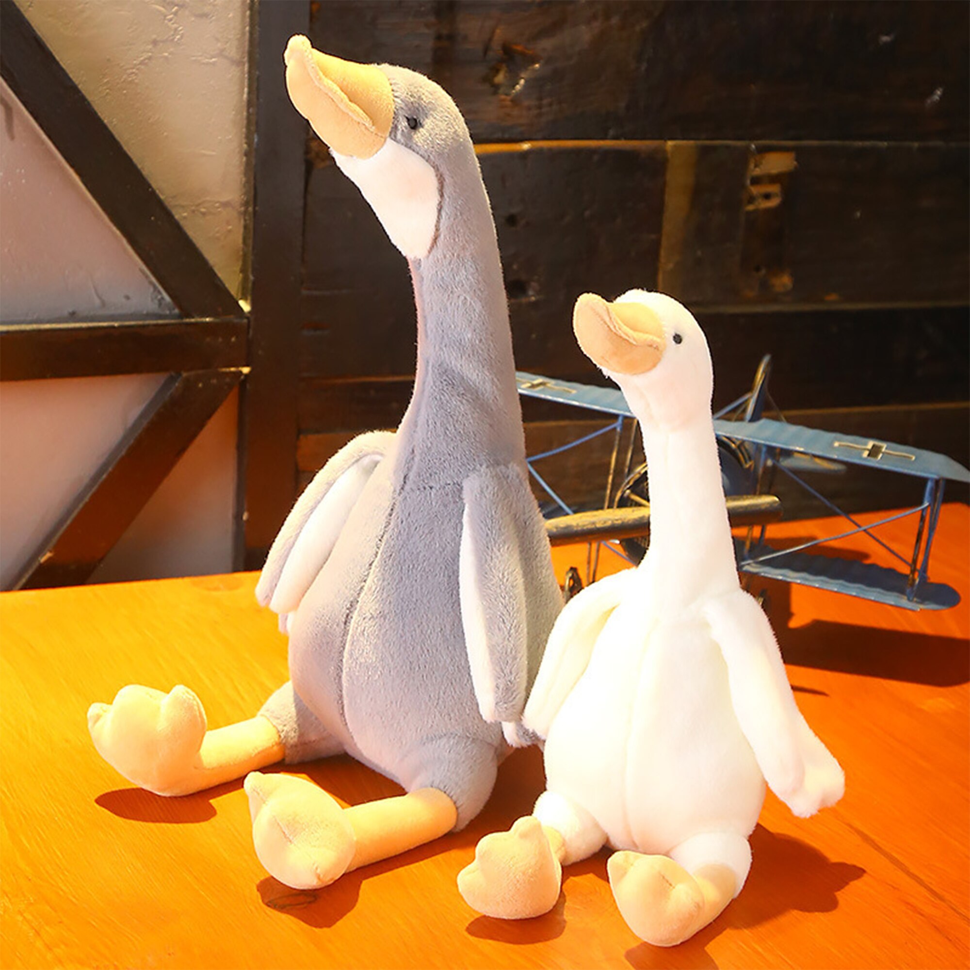 30CM Goose Plush Doll Cute Little Animal Soft Stuffed Creative Shape Pillow Home Decoration Cute Toy 1