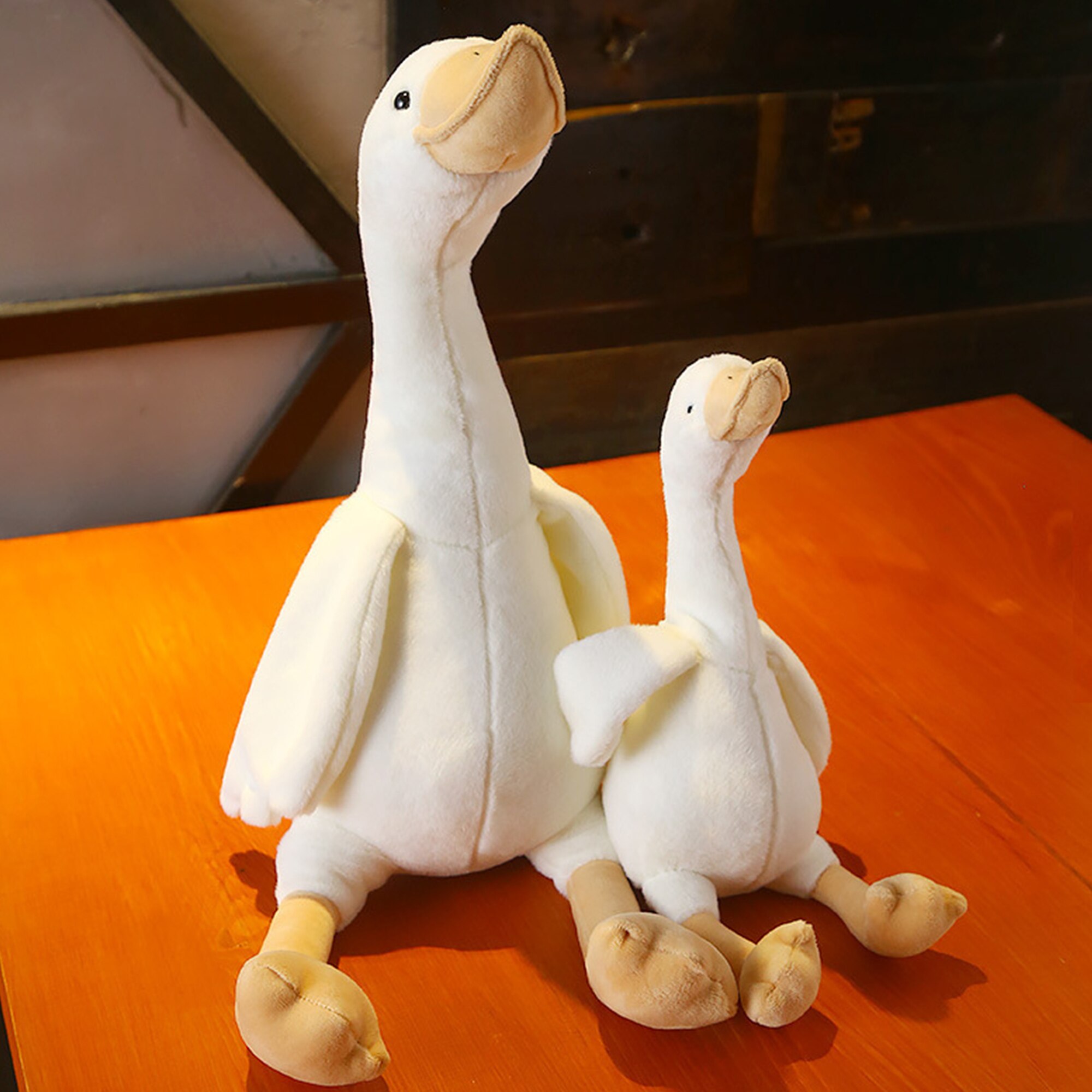 30CM Goose Plush Doll Cute Little Animal Soft Stuffed Creative Shape Pillow Home Decoration Cute Toy 4