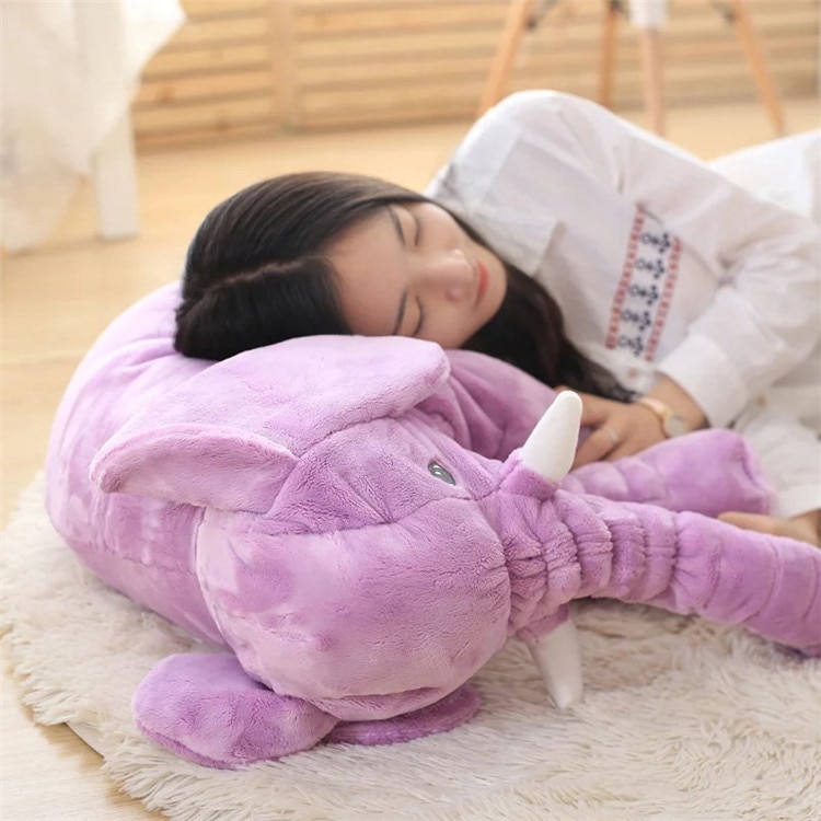 Cartoon Big Size Plush Elephant Toy Kids Sleeping Back Cushion Stuffed Pillow animal Doll Baby Doll 3