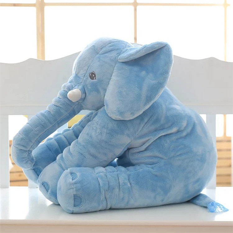 Cartoon Big Size Plush Elephant Toy Kids Sleeping Back Cushion Stuffed Pillow animal Doll Baby Doll 4