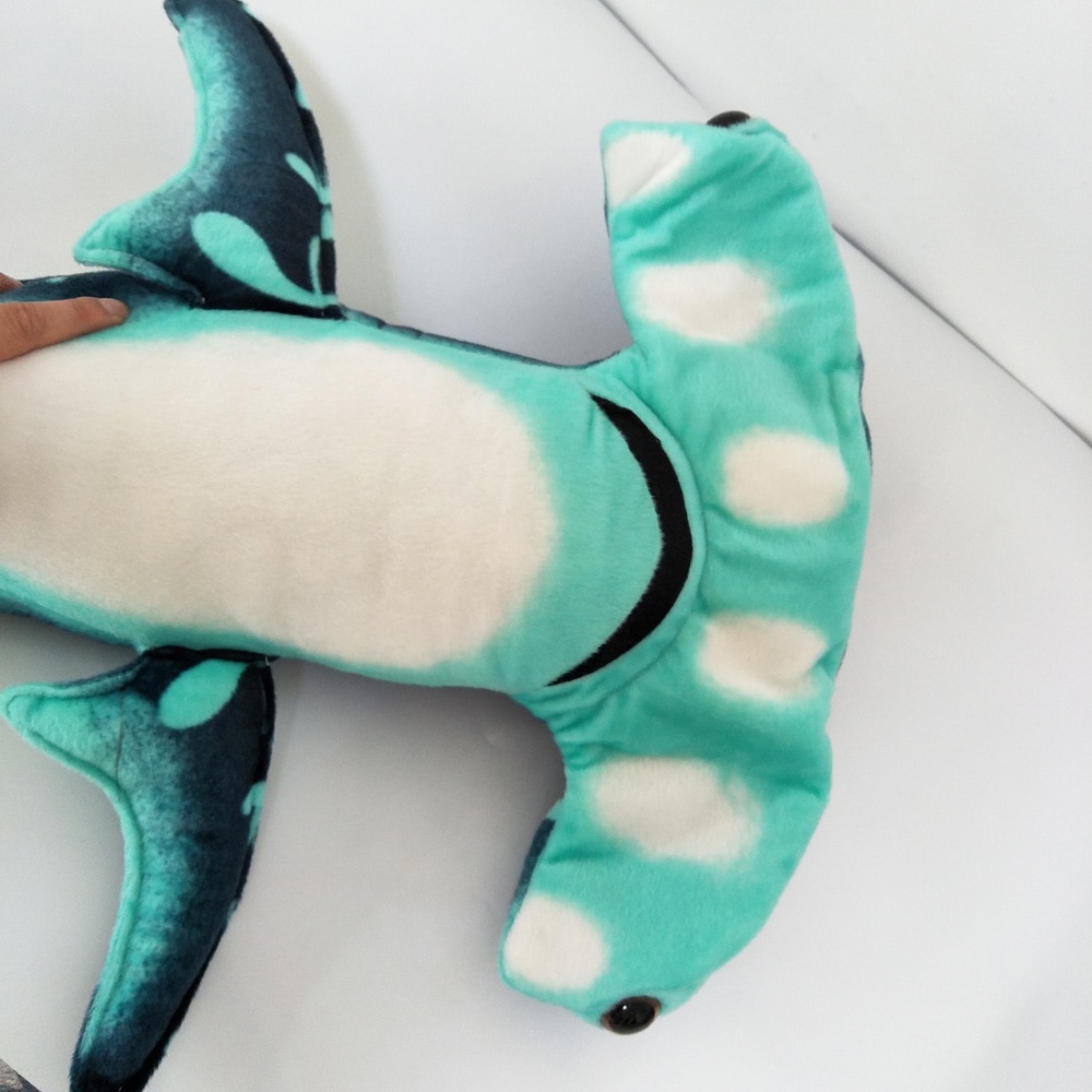 Cartoon simulation Hammer shark doll Children Plush Toy Christmas gift sea fish shark pillow Kids Stuffed 3