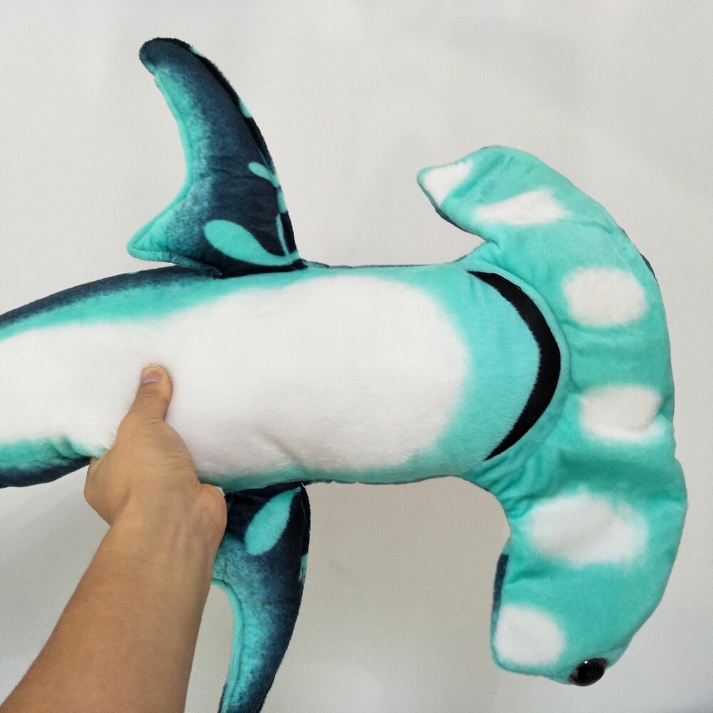 Cartoon simulation Hammer shark doll Children Plush Toy Christmas gift sea fish shark pillow Kids Stuffed 5