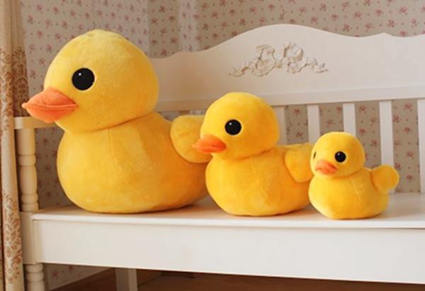 Giant Yellow Duck Plush Duck Stuffed Animals Soft Simulated Ducks Dolls Wholesale Kids Gift Xmas Kawaii 3