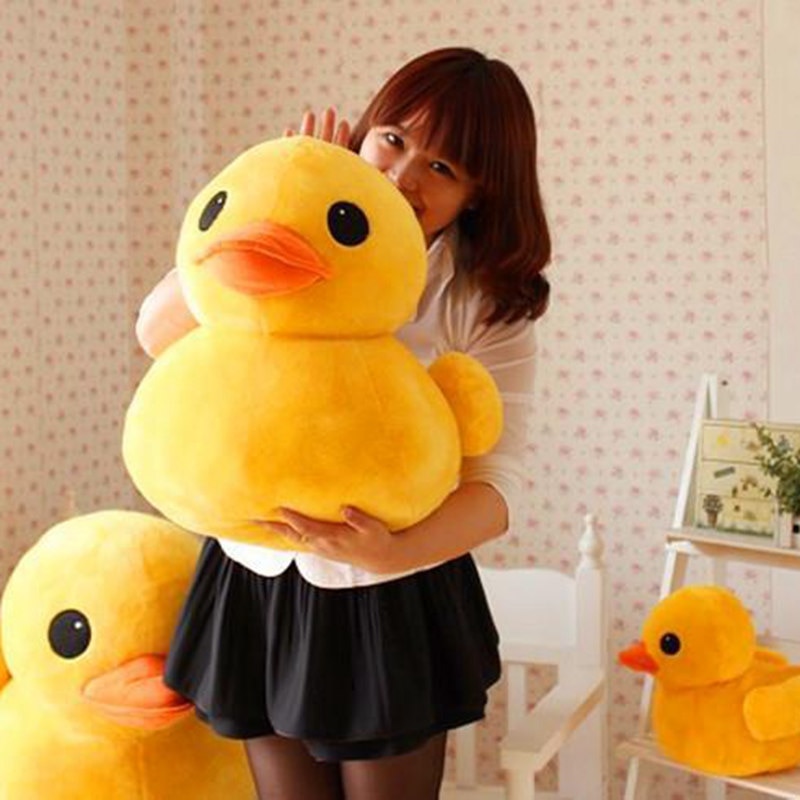 Giant Yellow Duck Plush Duck Stuffed Animals Soft Simulated Ducks Dolls Wholesale Kids Gift Xmas Kawaii