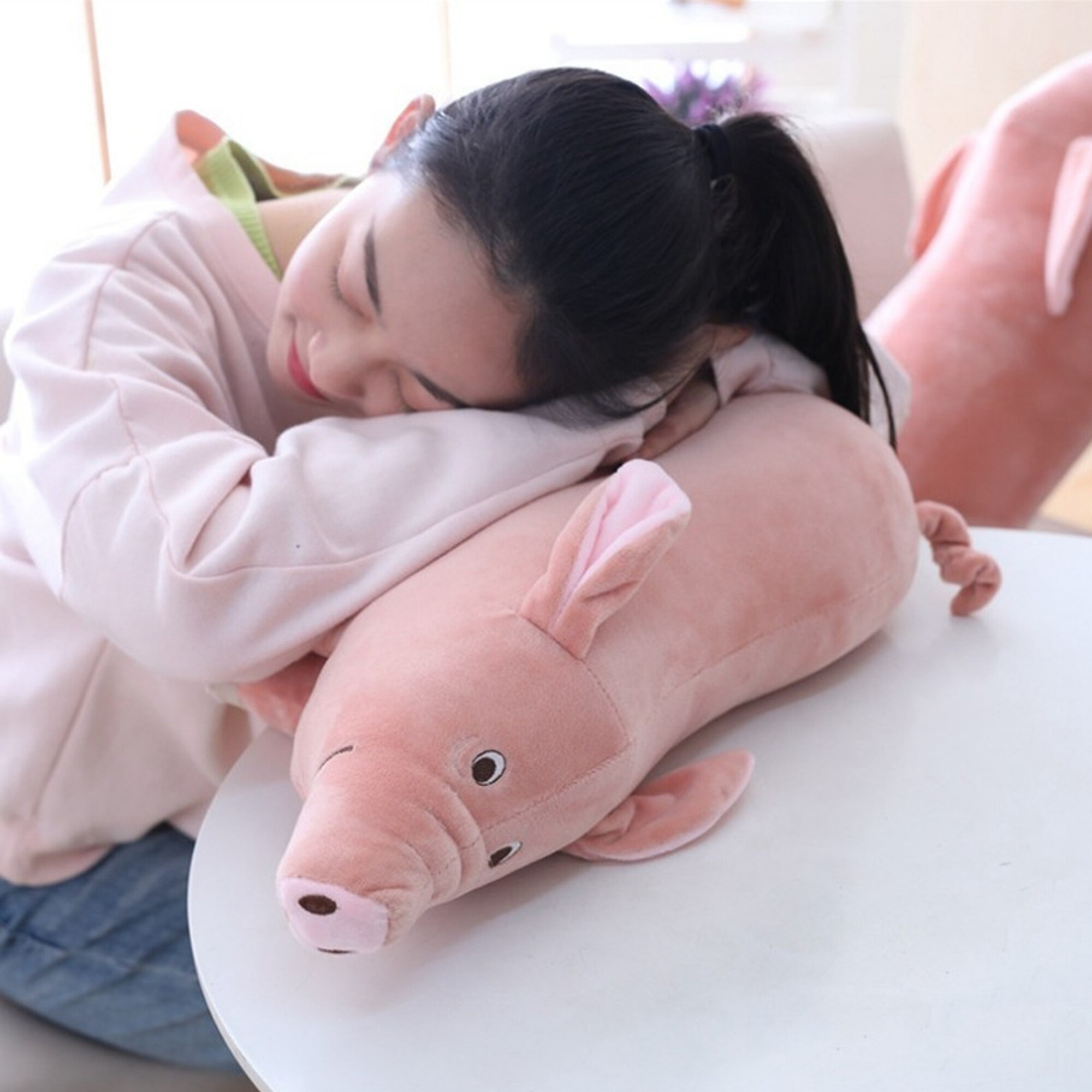 New 25CM Plush Toys Cartoon Pig Shaped Doll Throw Pillow Stuffed Toys Nice Gift For Kids 2