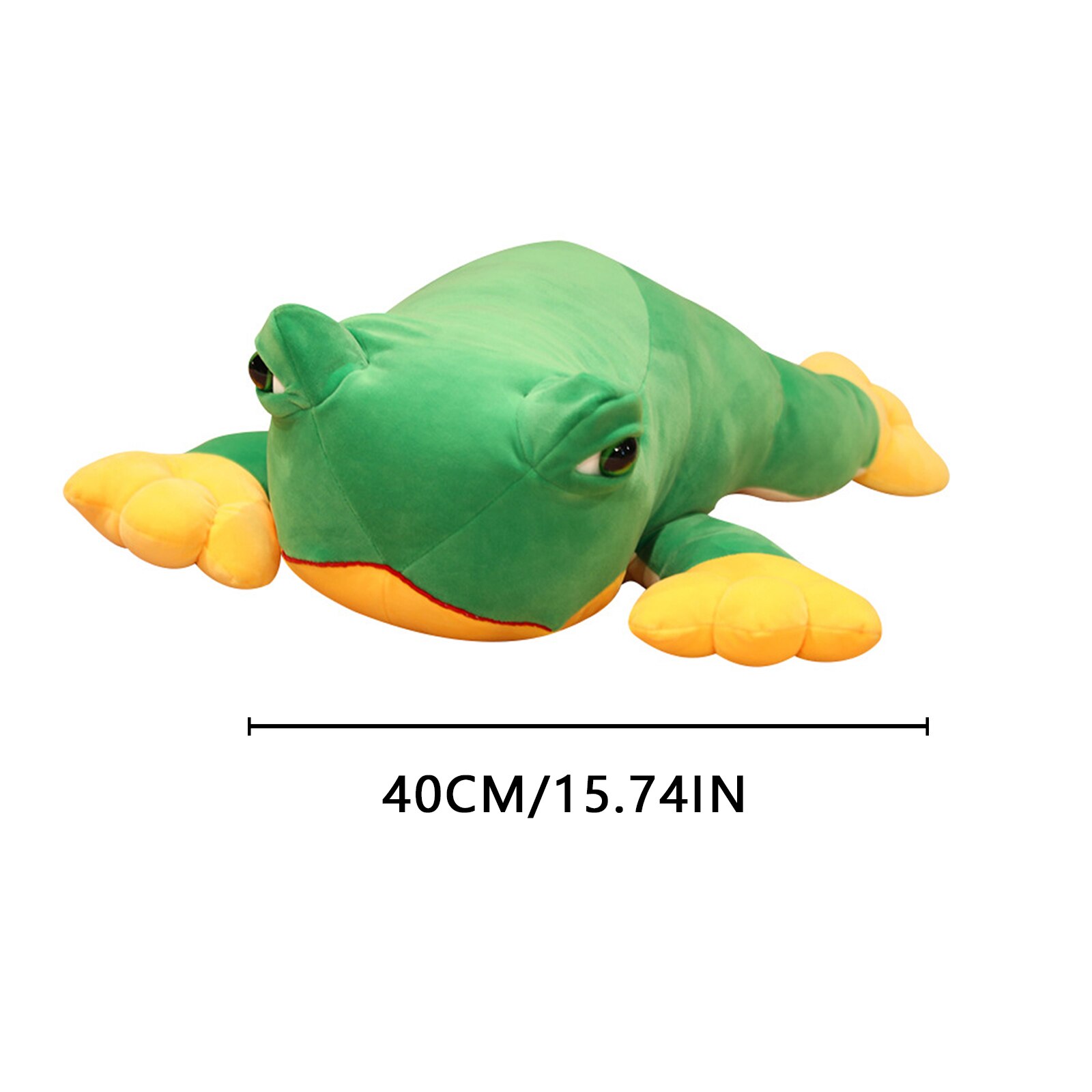 New 40CM Stuffed Animal Frog Throw Plush Pillow Doll Soft Fluffy Hugging Cushion Present For Every 4