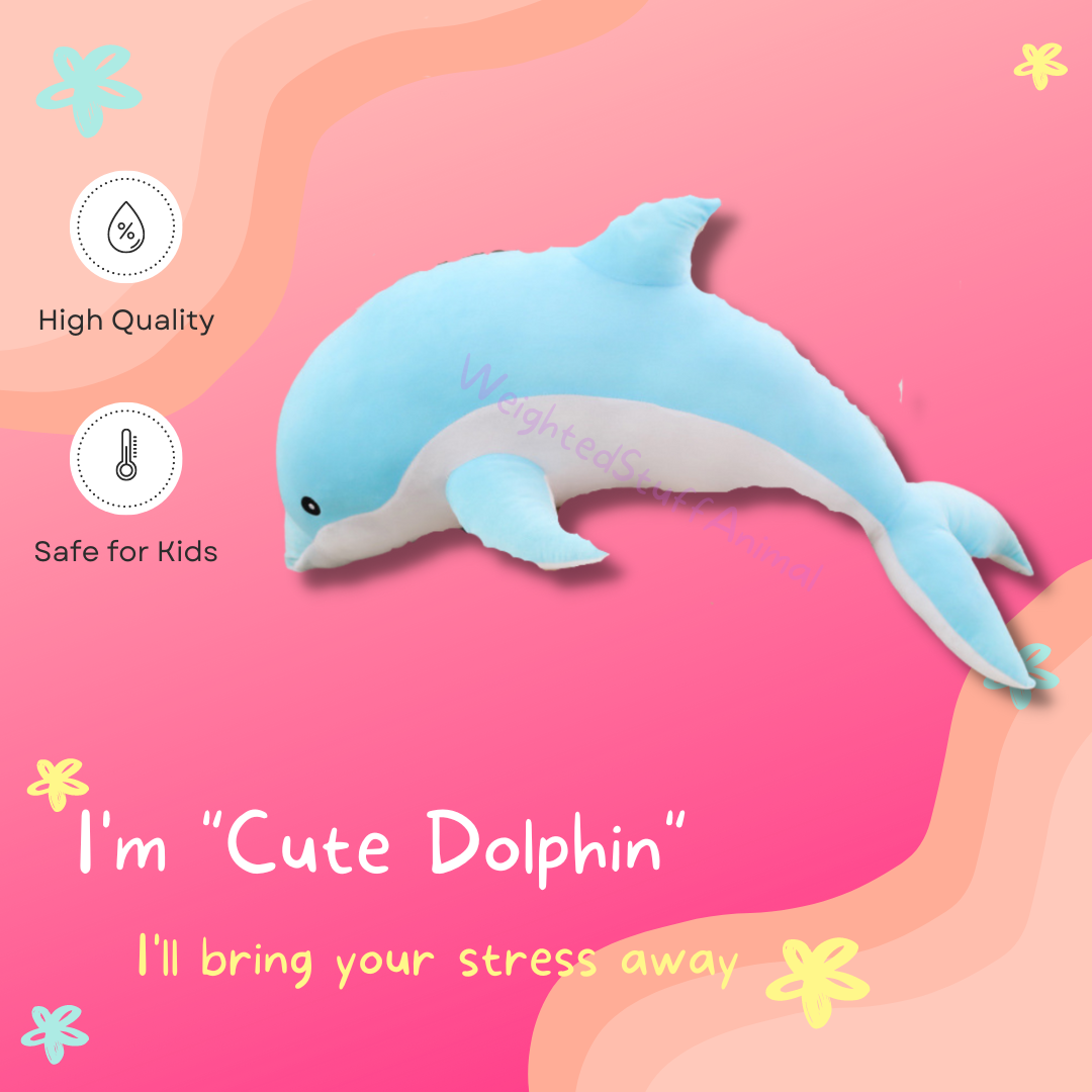 Cute cheap dolphin plush