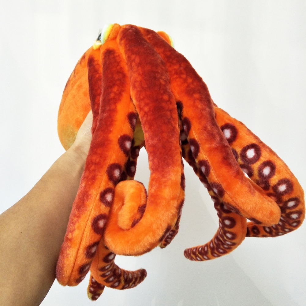 Simulation Orange Octopus Baby Kids Children Stuffed Plush Toy For Birthday Gift Sea Animals 1