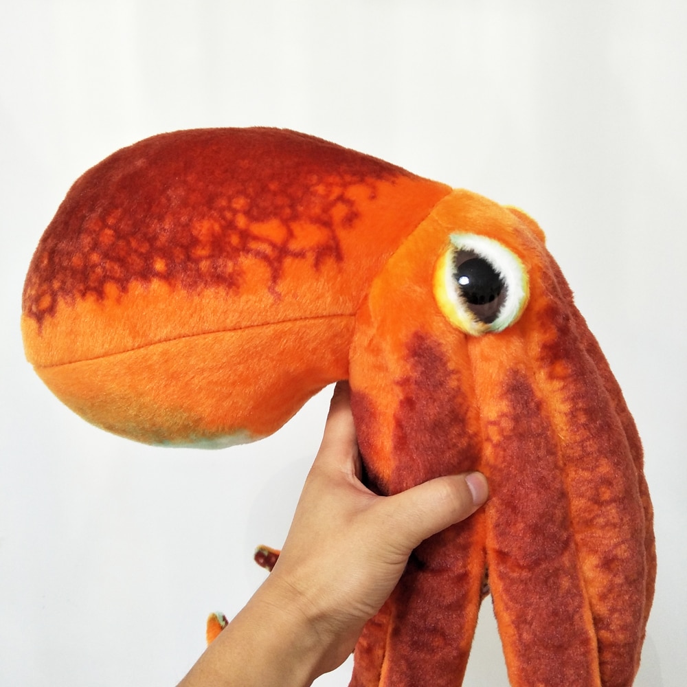 Simulation Orange Octopus Baby Kids Children Stuffed Plush Toy For Birthday Gift Sea Animals 2