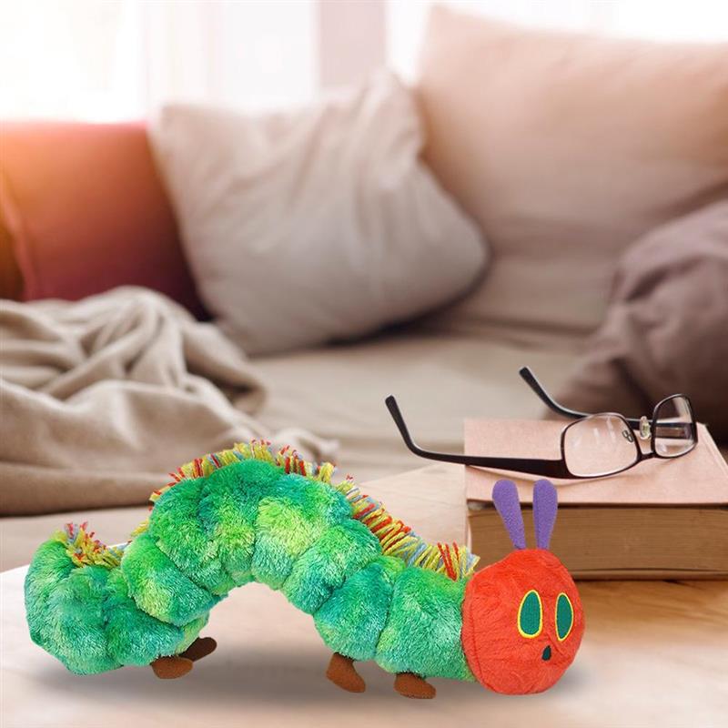 22CM Caterpillar Soft Toy Green Cotton Caterpillar Plush Animal Dolls Lovely Very Hungry Creative Gift For 2