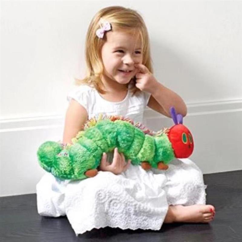 22CM Caterpillar Soft Toy Green Cotton Caterpillar Plush Animal Dolls Lovely Very Hungry Creative Gift For 4