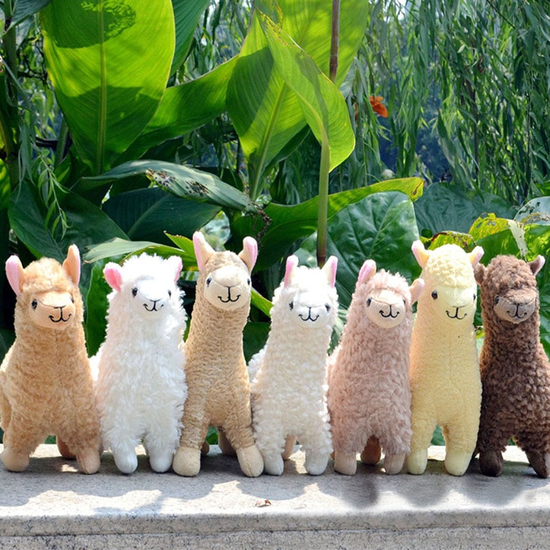23cm Alpaca Llama Plush Toys for Children Cute Stuffed Animal Dolls Soft Kids Toys Gift Children 1
