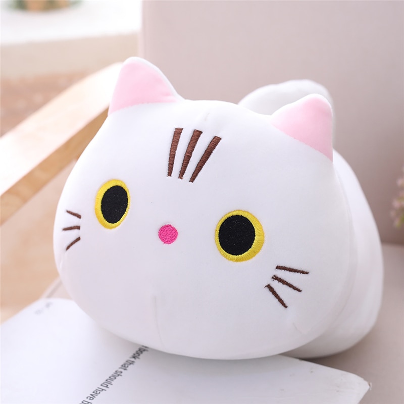 25 100cm Cute Soft Cat Plush Pillow Sofa Cushion Kawaii Plush Toy Stuffed Cartoon Animal Doll 2