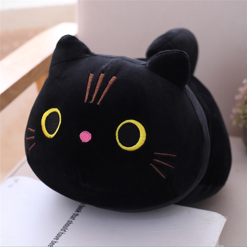 25 100cm Cute Soft Cat Plush Pillow Sofa Cushion Kawaii Plush Toy Stuffed Cartoon Animal Doll 3