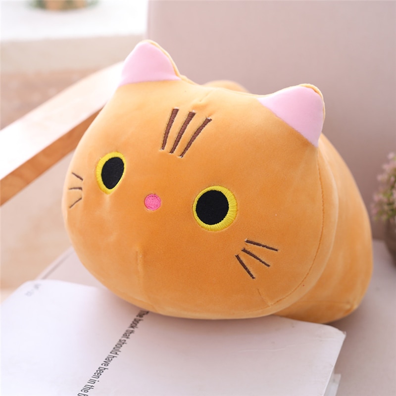 25 100cm Cute Soft Cat Plush Pillow Sofa Cushion Kawaii Plush Toy Stuffed Cartoon Animal Doll 4