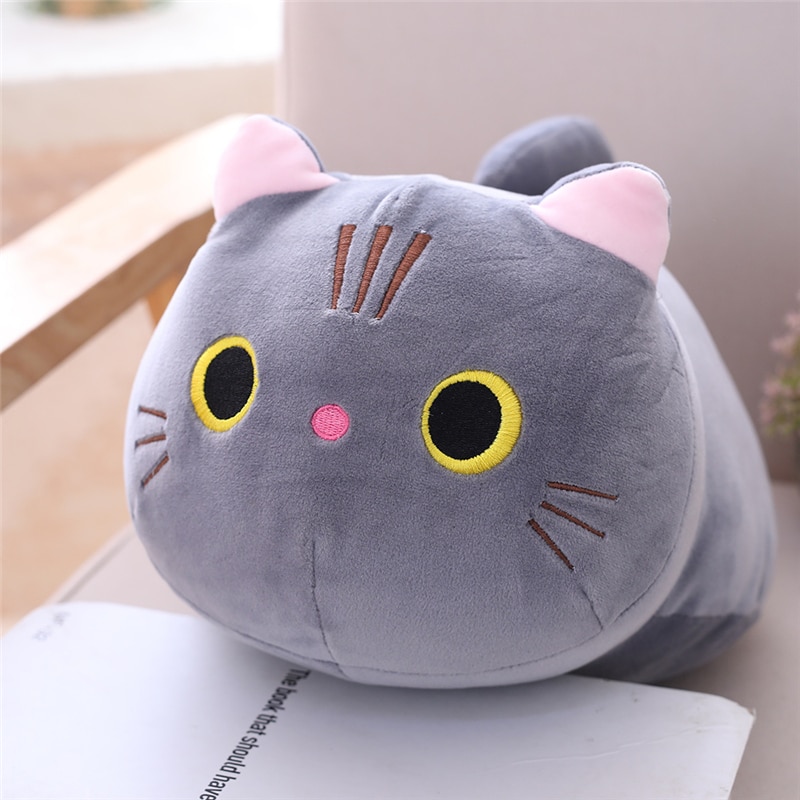 25 100cm Cute Soft Cat Plush Pillow Sofa Cushion Kawaii Plush Toy Stuffed Cartoon Animal Doll 5