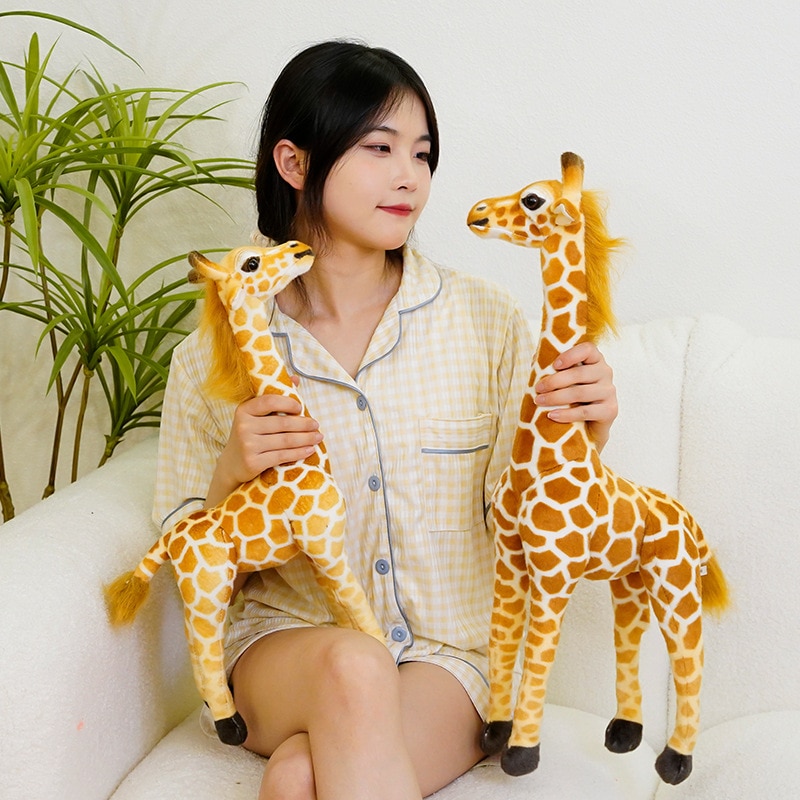 50 120cm Giant Real Life Giraffe Plush Toys High Quality Stuffed Animals Dolls Soft Kids Children 3
