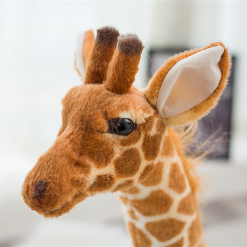 50 120cm Giant Real Life Giraffe Plush Toys High Quality Stuffed Animals Dolls Soft Kids Children 5