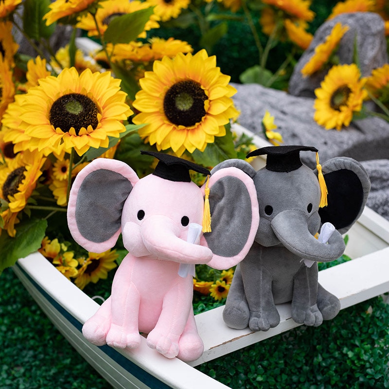 Appease Elephant Plush Toys with Cute 25cm Stuffed Dolls Boy Girls Baby Room Soft Kawaii for 1