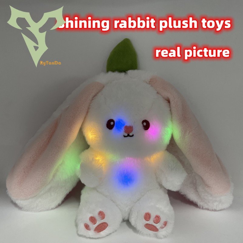 Kawaii Reversible Fruit Rabbit Plush Toy Soft Stuffed Fruit Transformed Into Bunny Animal Plushie Doll Girlfriend 4
