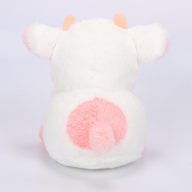 20cm Kawaii Belle Strawberry Cow Plush Toys Cute Cartoon Pink Stuffed Animal Cattle Soft Dolls Gift 3