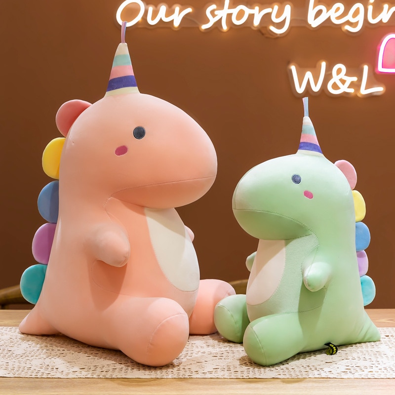 30CM Lovely Dinosaur Plush Toys Super Soft Cartoon Stuffed Animal Dino Dolls for Kids Baby Hug