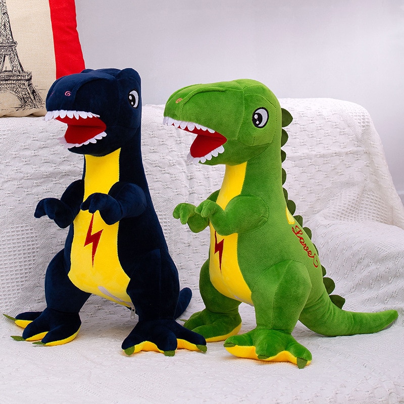 40 100cm New Dinosaur Plush Toy Polka Dots Cartoon Tyrannosaurus Stuffed Toy Dolls for Children Boy 2