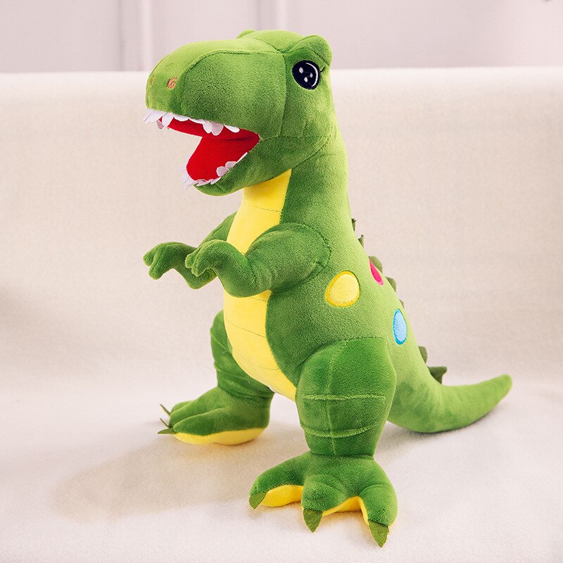 40 100cm New Dinosaur Plush Toy Polka Dots Cartoon Tyrannosaurus Stuffed Toy Dolls for Children Boy 3