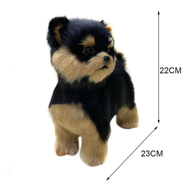 Kawaii Yorkie Dog Puppy Stuffed Teddy Dog Plush Toy Cute Dolls Kids For Children Baby Pets 4