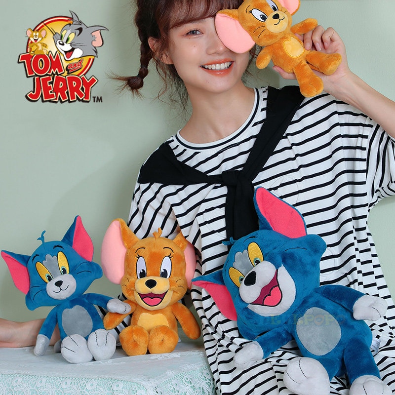 Tom And Jerry Plush Toy Cartoon Movie Cat Tuffy Nibbles Mouse Plushies Stuffed Animals Soap Action 1